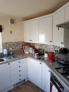 park home kitchen refurbishment after